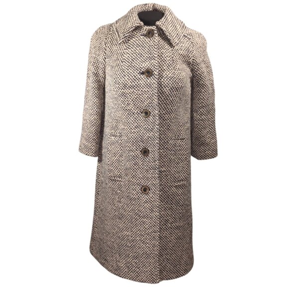 Gorgeous Vintage Aquascutum Tweed Coat with Matching Scarf. - Picture 2 of 14